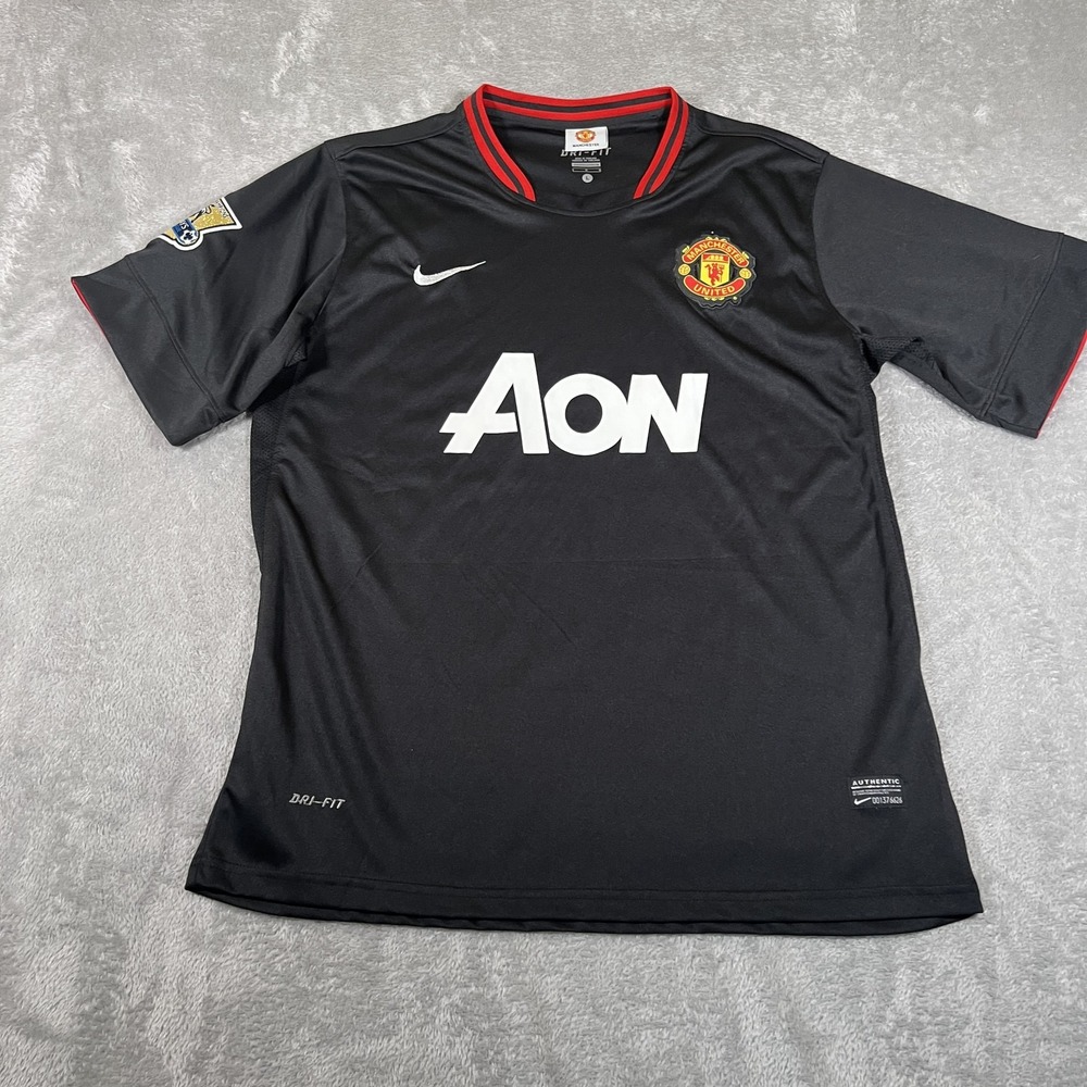 Manchester United Shirt Mens Large Nike Premier League‎ Champions Soccer 11/12